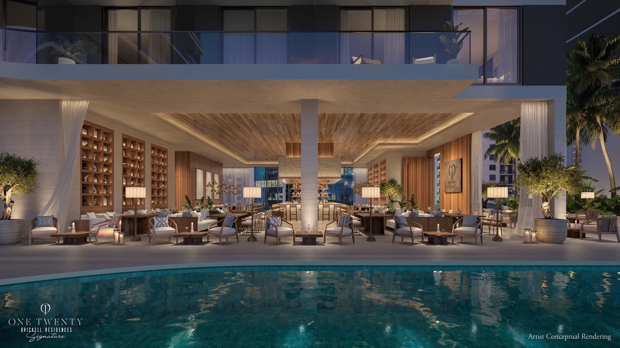 Área social del One Twenty Signature Club